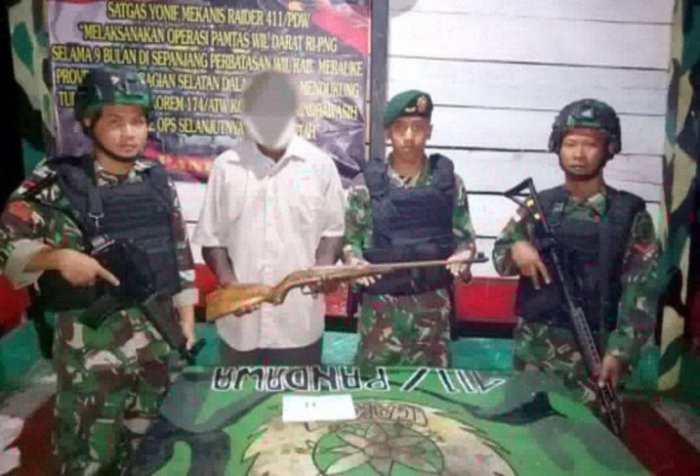 Armed Papuan criminals disruption