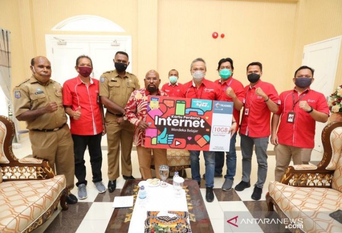 Telkomsel education in West Papua