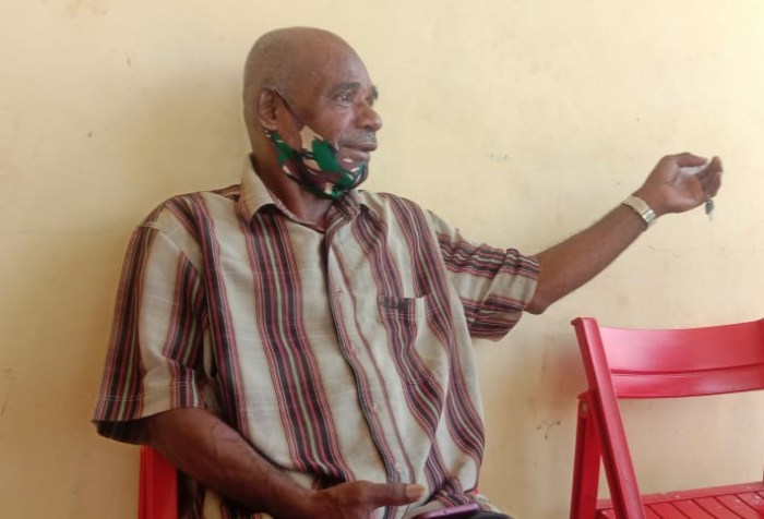 Customary Leader of Yoka Village - Titus Membri